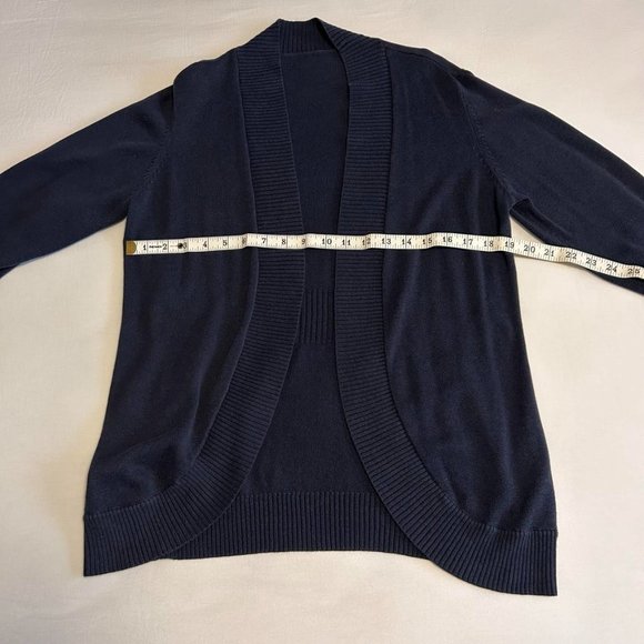 Navy Cropped-Sleeve Cardigan XS - Picture 5 of 6